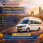 Travel Together in Comfort: Rent a 12-Seater Tempo Traveller in Delhi with My Satya Travels