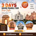 Golden Triangle Tour 3 Days – Delhi Agra Jaipur Tour Package