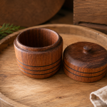 Handcrafted Wooden Lidded Boxes in Blackwood, Cypress Pine and Red Gum