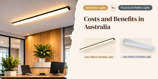 LED Batten Lights vs Fluorescent_ Australian Office Comparison