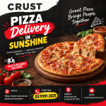 Pizza Delivery Sunshine: Discover Crust Pizza for Your Next Meal