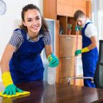 What is the fastest way to clean an office building?